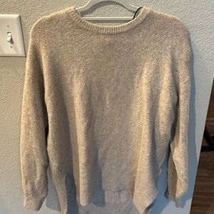 Cream Oversized Sweater